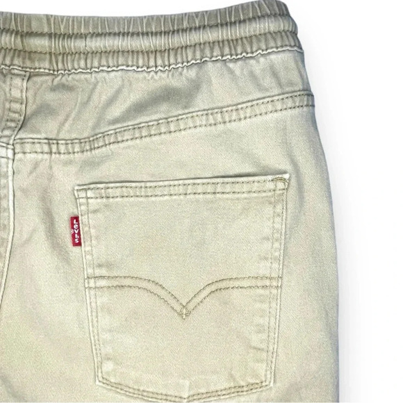 Levi’s Boys’ Slim Fit Beige Shorts XL - Drawstring Elastic Waist Band - Picture 3 of 7